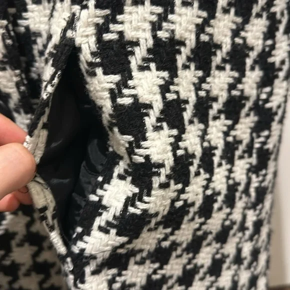 Houndstooth Pea Coat - Picture 7 of 7